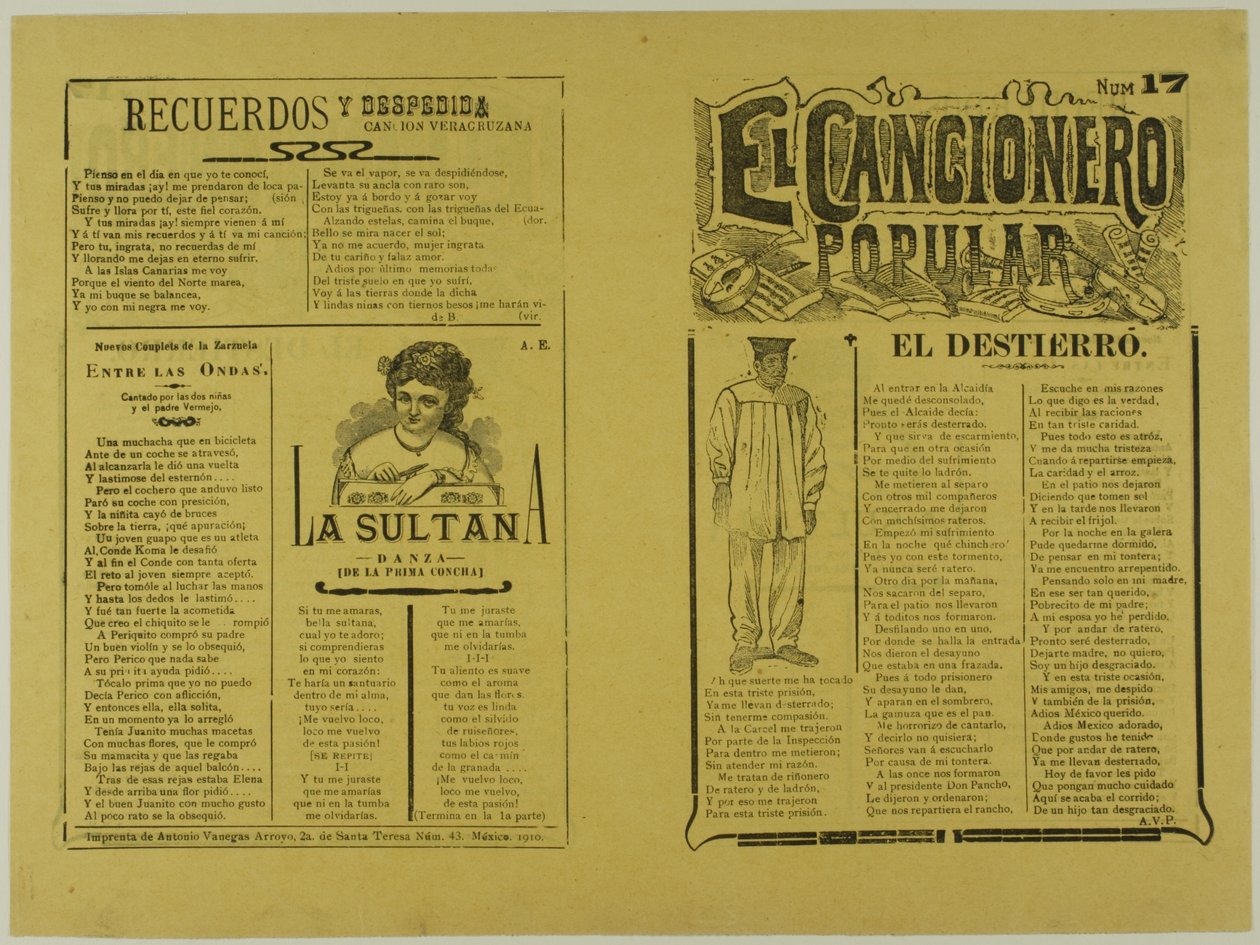 El cancionero popular, num. 17 - José Guadalupe Posada