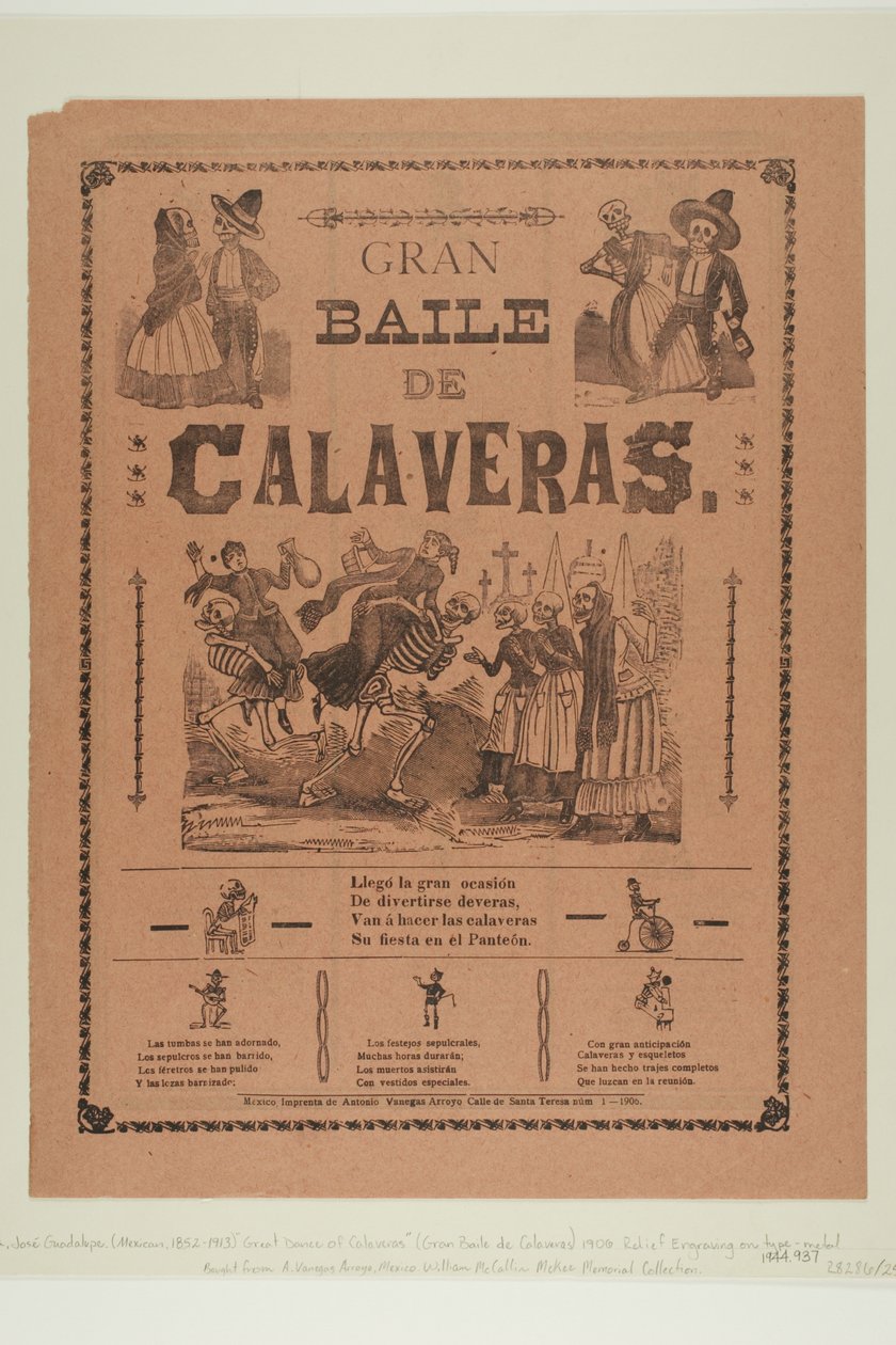 Großer Ball der Calaveras - José Guadalupe Posada