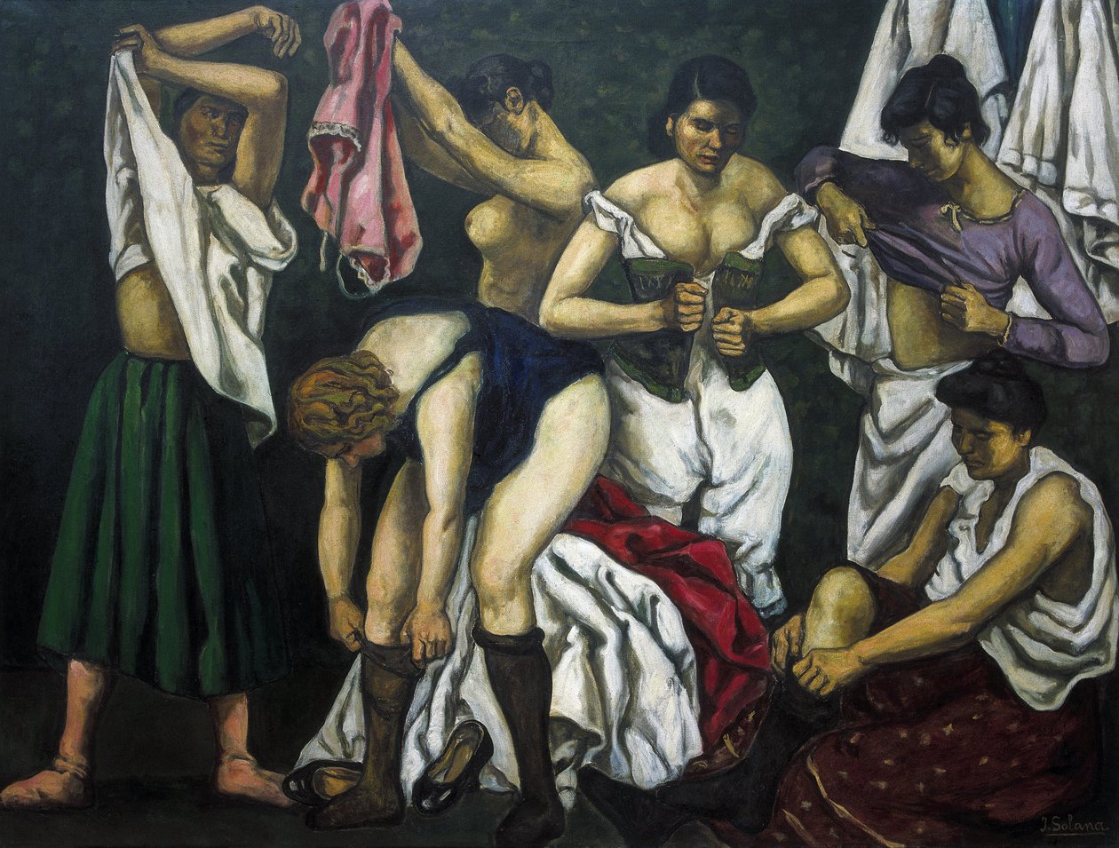 Femmes se déshabillant, 1933 - Jose Gutierrez Solana