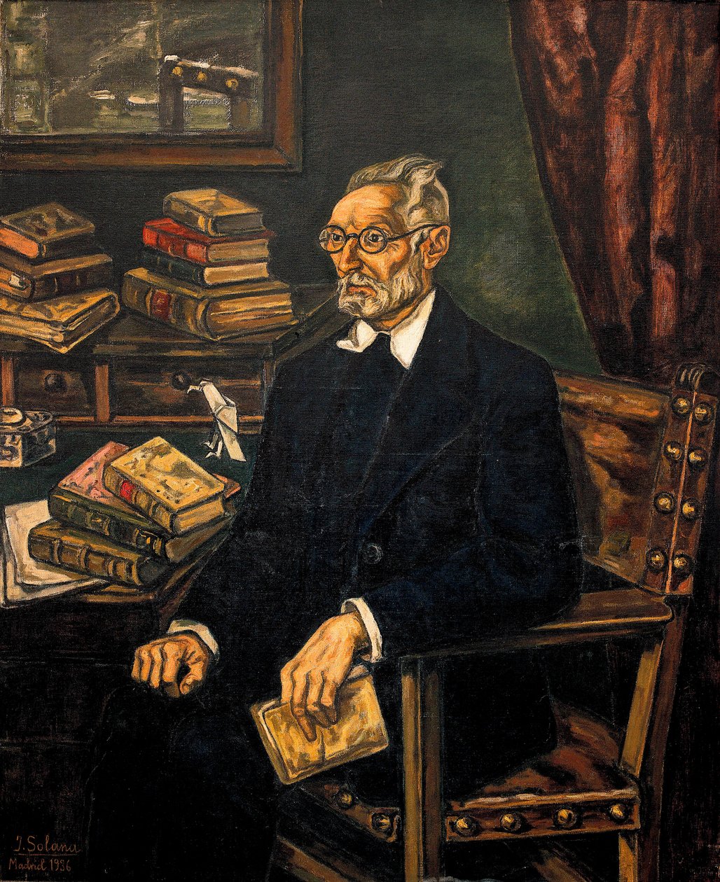 Miguel de Unamuno, peinture par José Gutiérrez Solana - Jose Gutierrez Solana