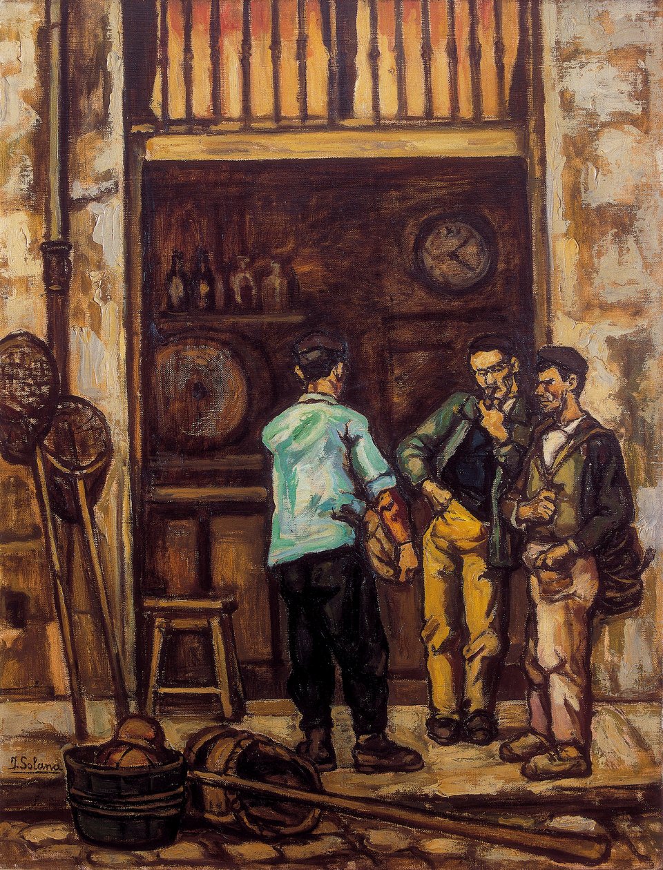 La taverne de Santander (Espagne) 1944-1945 - Jose Gutierrez Solana