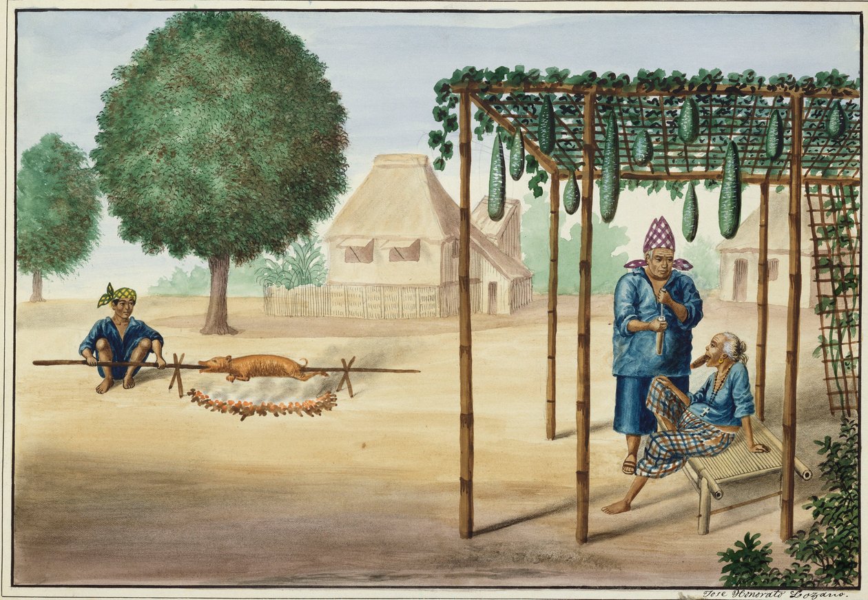 Manille et ses environs : Une scène - Jose Honorato Lozano