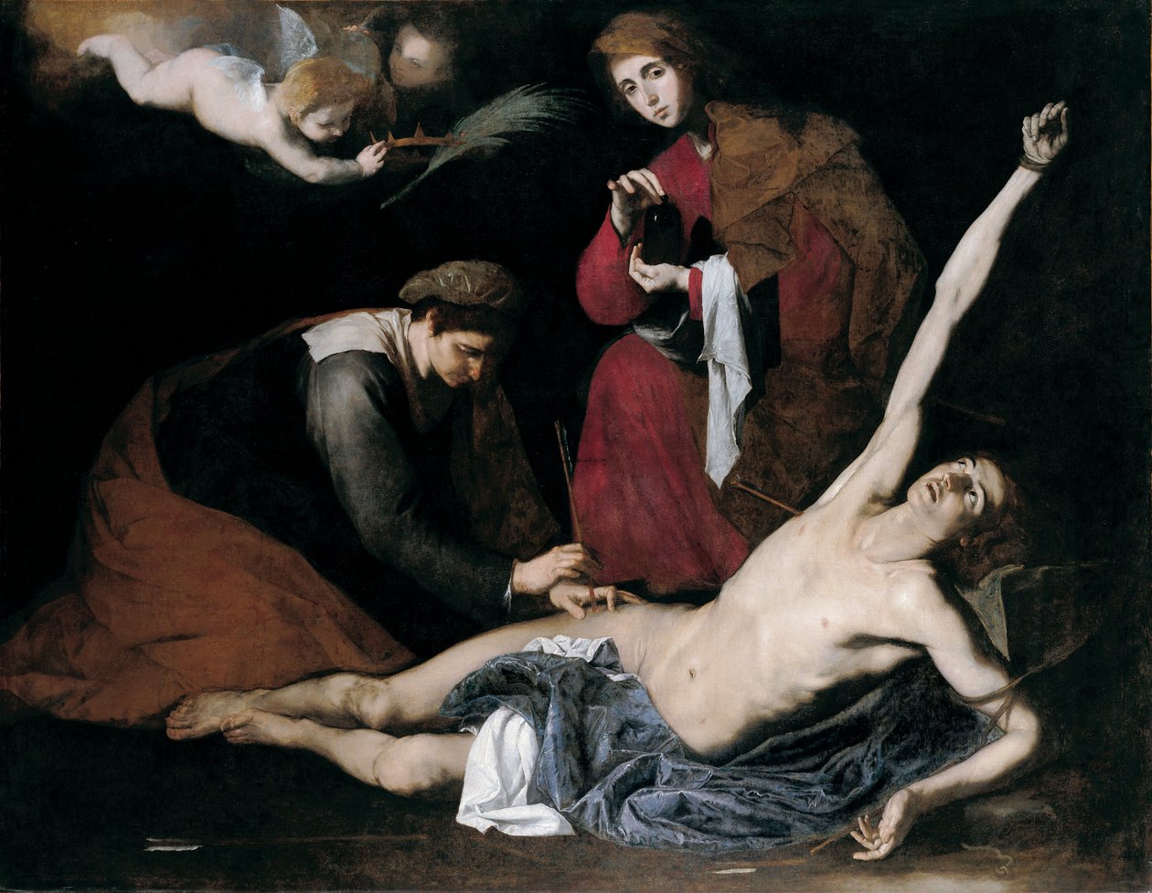 Saint Sébastien soigné par les saintes femmes - Jose de Ribera