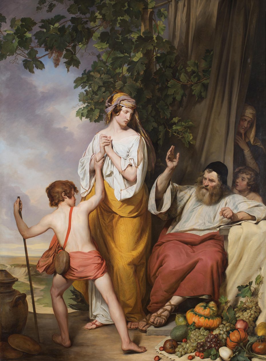 Abraham répudie Hagar et Ismaël - Josef Danhauser