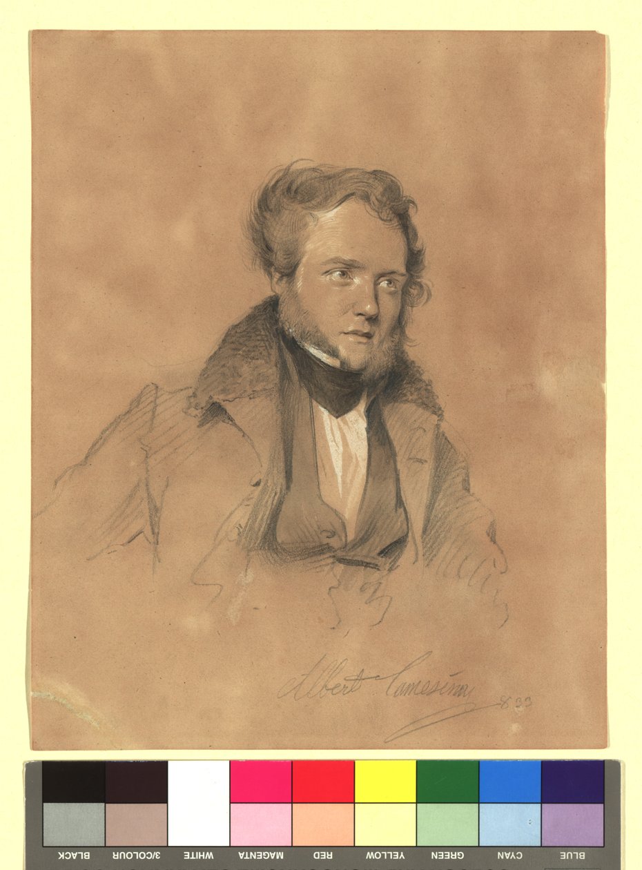 Albert von Camesina (1806-1881), graphiste, antiquaire - Josef Danhauser