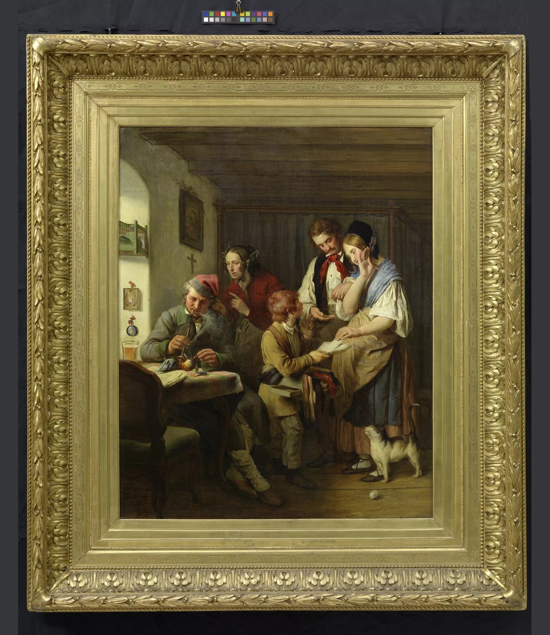 Le billet de loterie - Josef Danhauser
