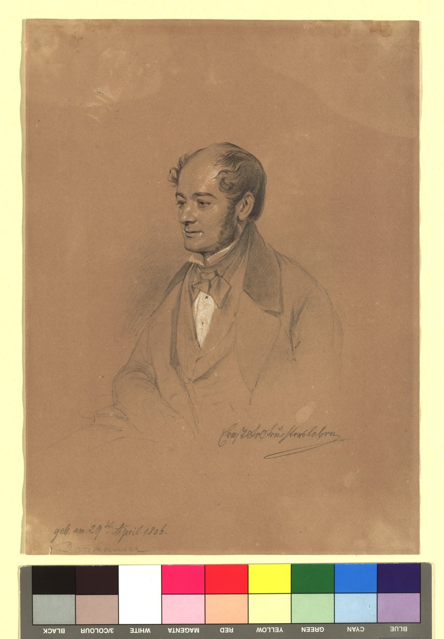 Ernst Freiherr von Feuchtersleben (1806-1849), médecin - Josef Danhauser