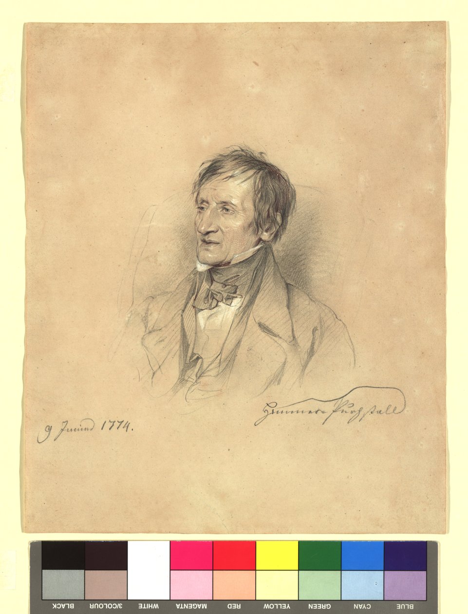 Joseph von Hammer (1774-1856), diplomate, orientaliste - Josef Danhauser