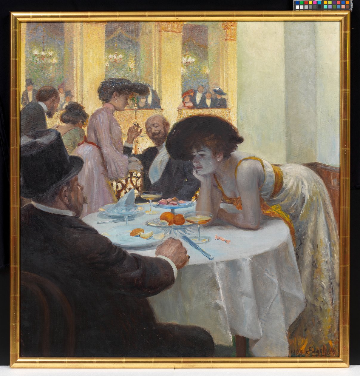 Loge dans la Sophiensaal - Josef Engelhart