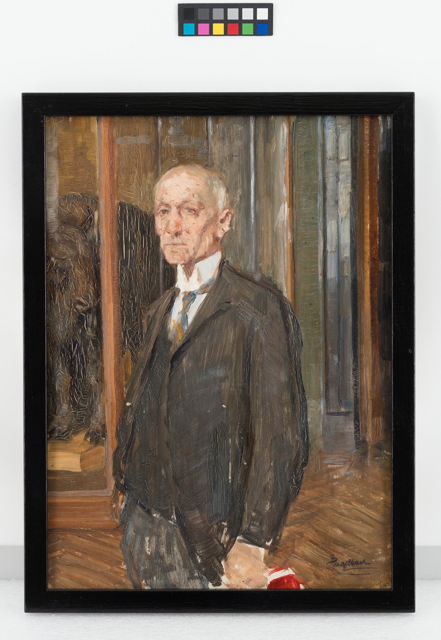 Portrait du directeur Hans Rebel au Musée d