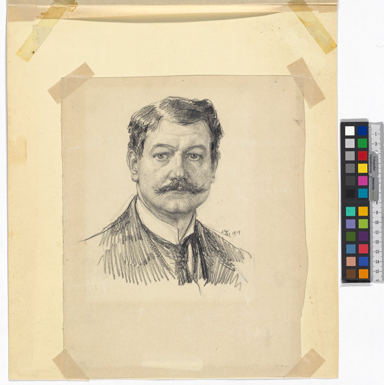 Autoportrait Josef Engelhart 1914 - Josef Engelhart