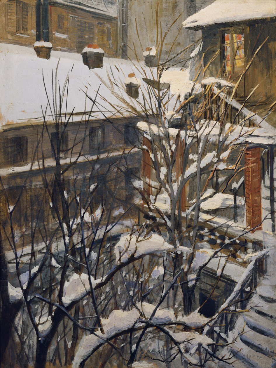 La vue depuis ma fenêtre - Josef Engelhart