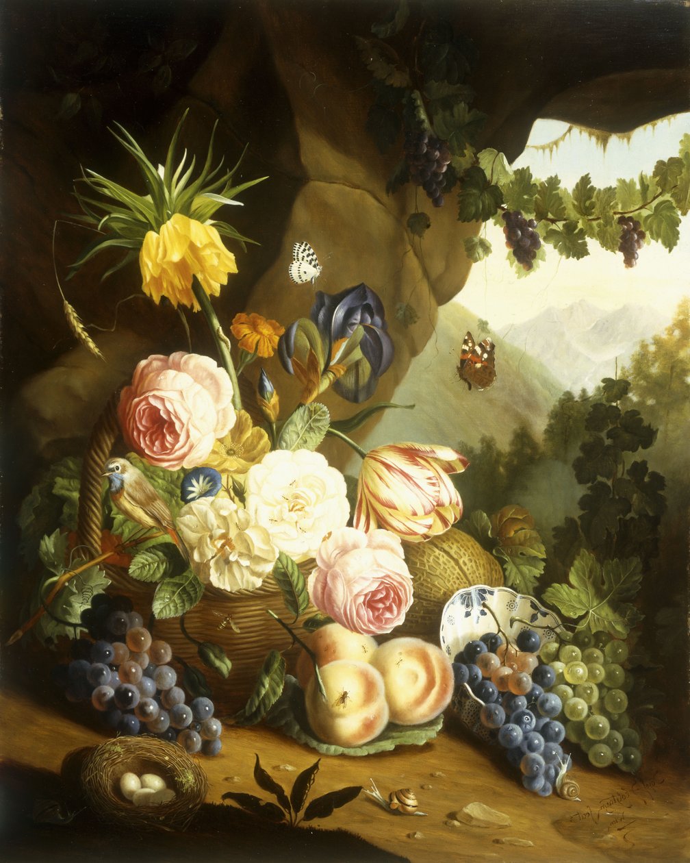 Nature morte avec fleurs assorties - Josef Holstayn