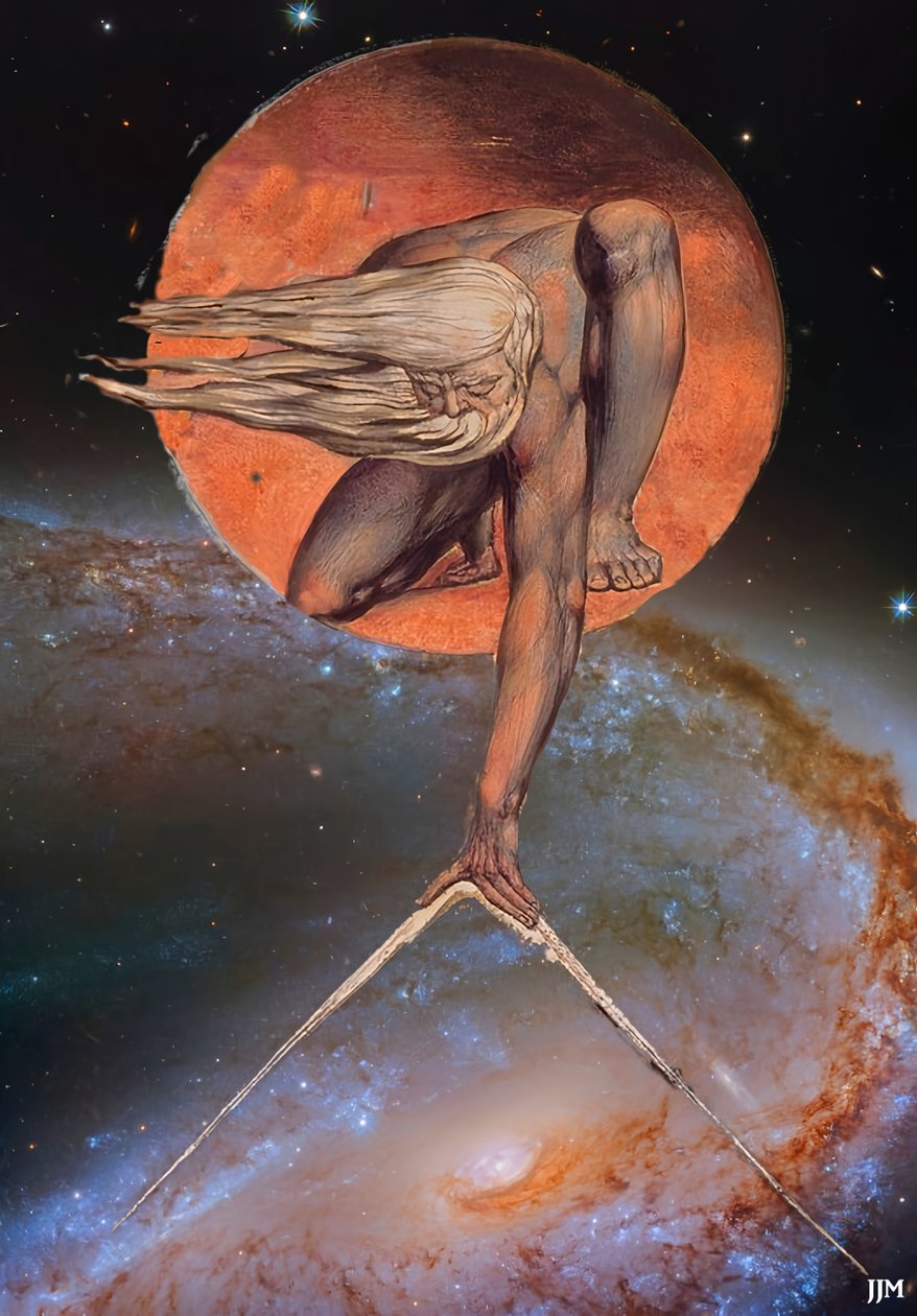 JJM-recreate: Blake-W_Der Alte der Tage+JWST - Josef Johann Michel
