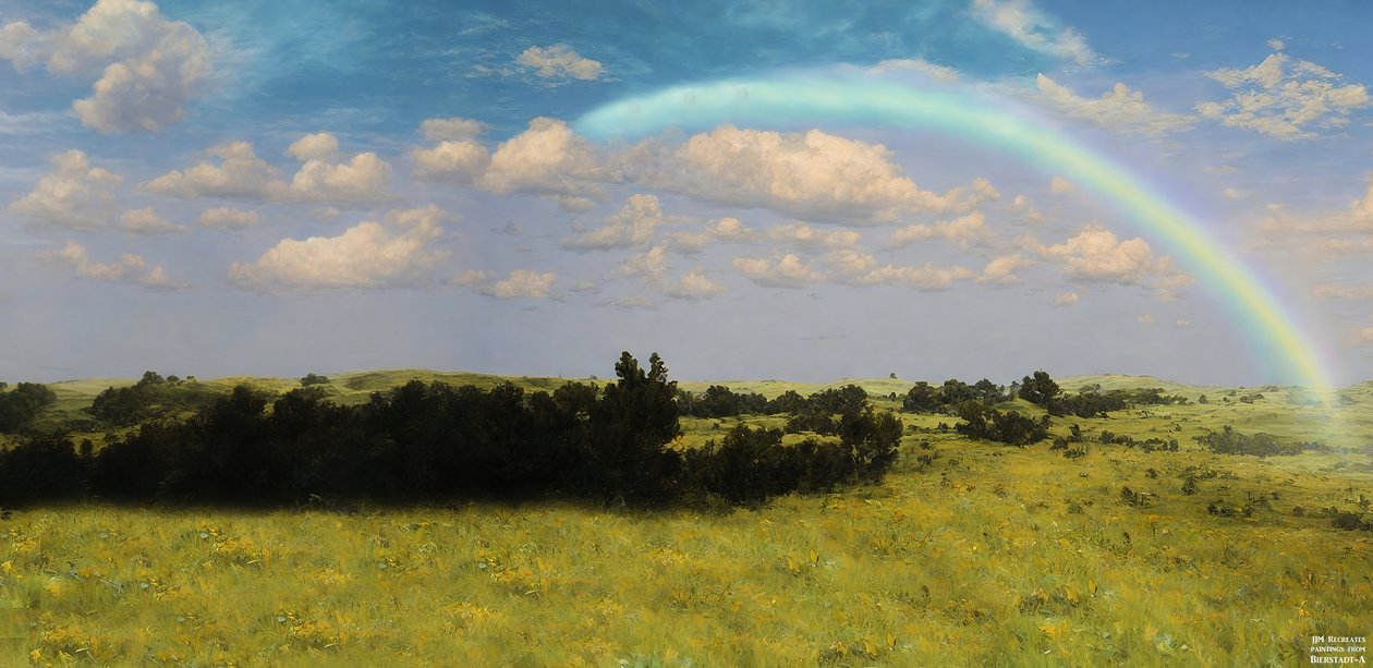 JJM recrée Bierstadt-A: Après la tempête - Josef Johann Michel