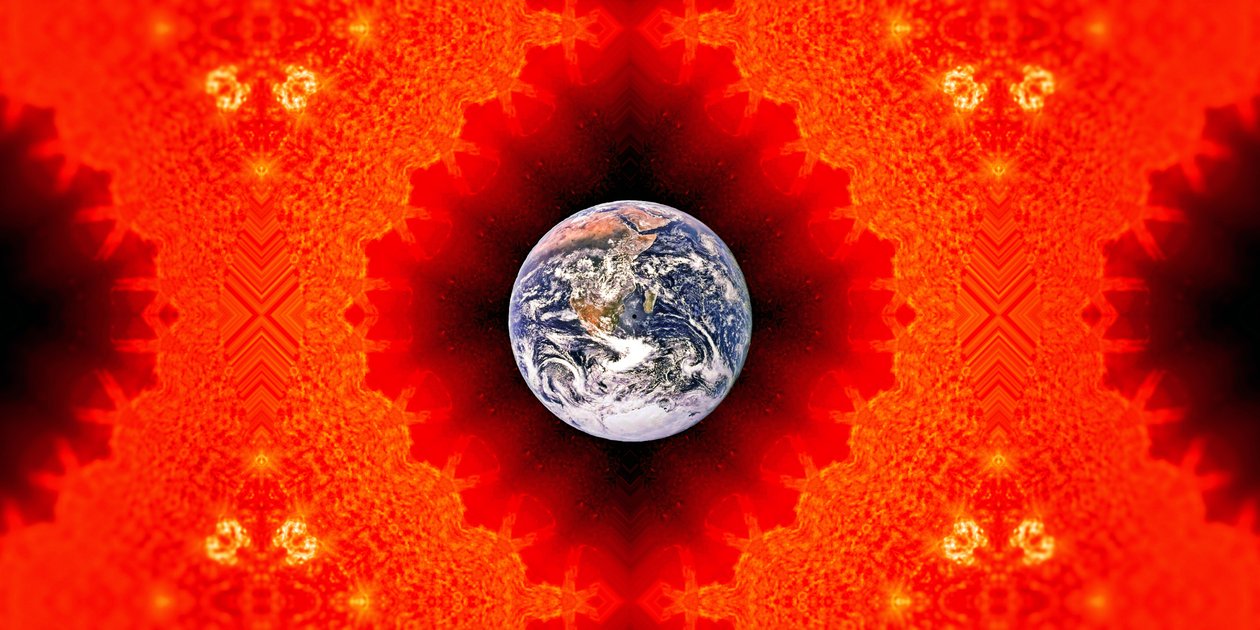 Solaire : Vue de la terre depuis le soleil 1 - Josef Johann Michel