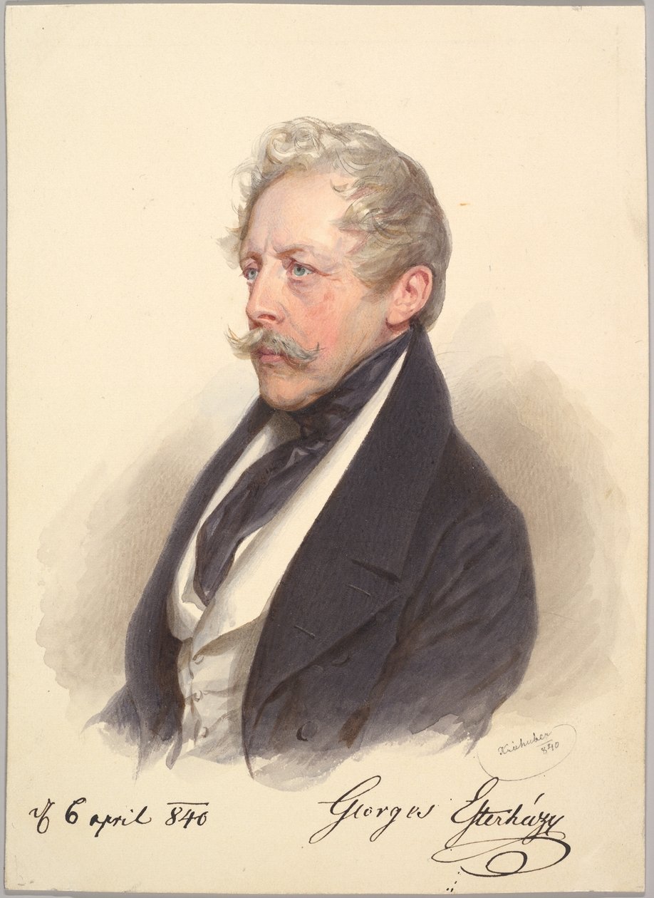 Comte Georg Esterházy de Galántha - Josef Kriehuber