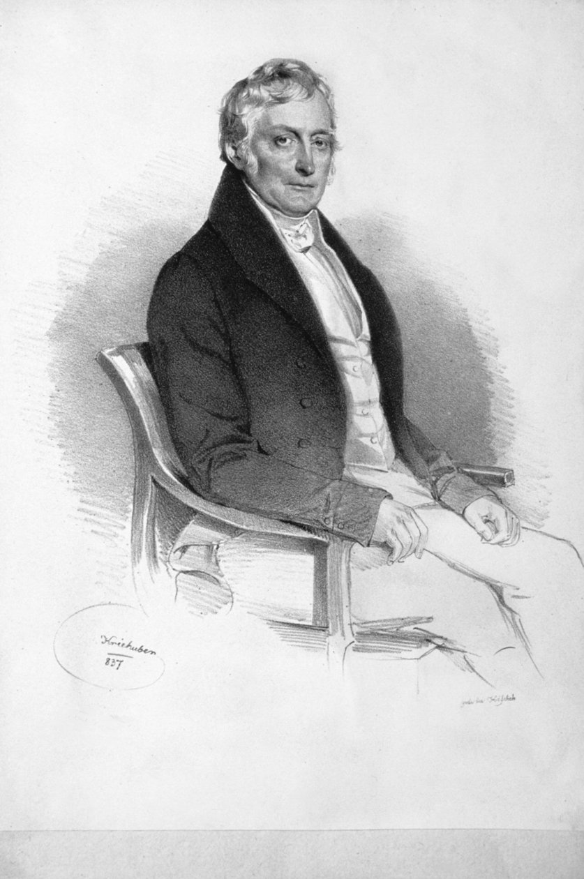 Franz Ferdinand Schiller Litho - Josef Kriehuber