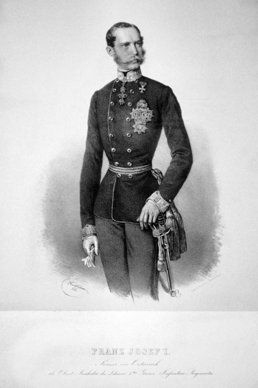 François-Joseph Ier 1860 Litho 01 - Josef Kriehuber