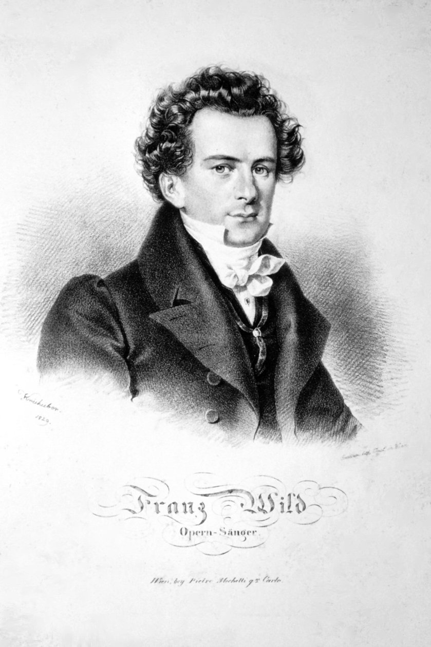 Franz Wild 1829 Litho - Josef Kriehuber