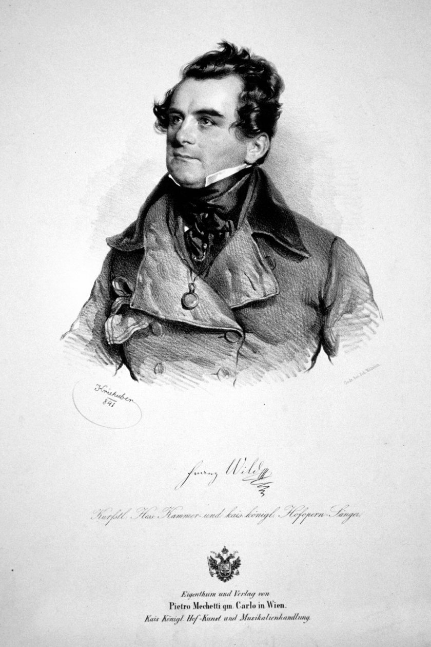 Franz Wild 1841 Litho - Josef Kriehuber