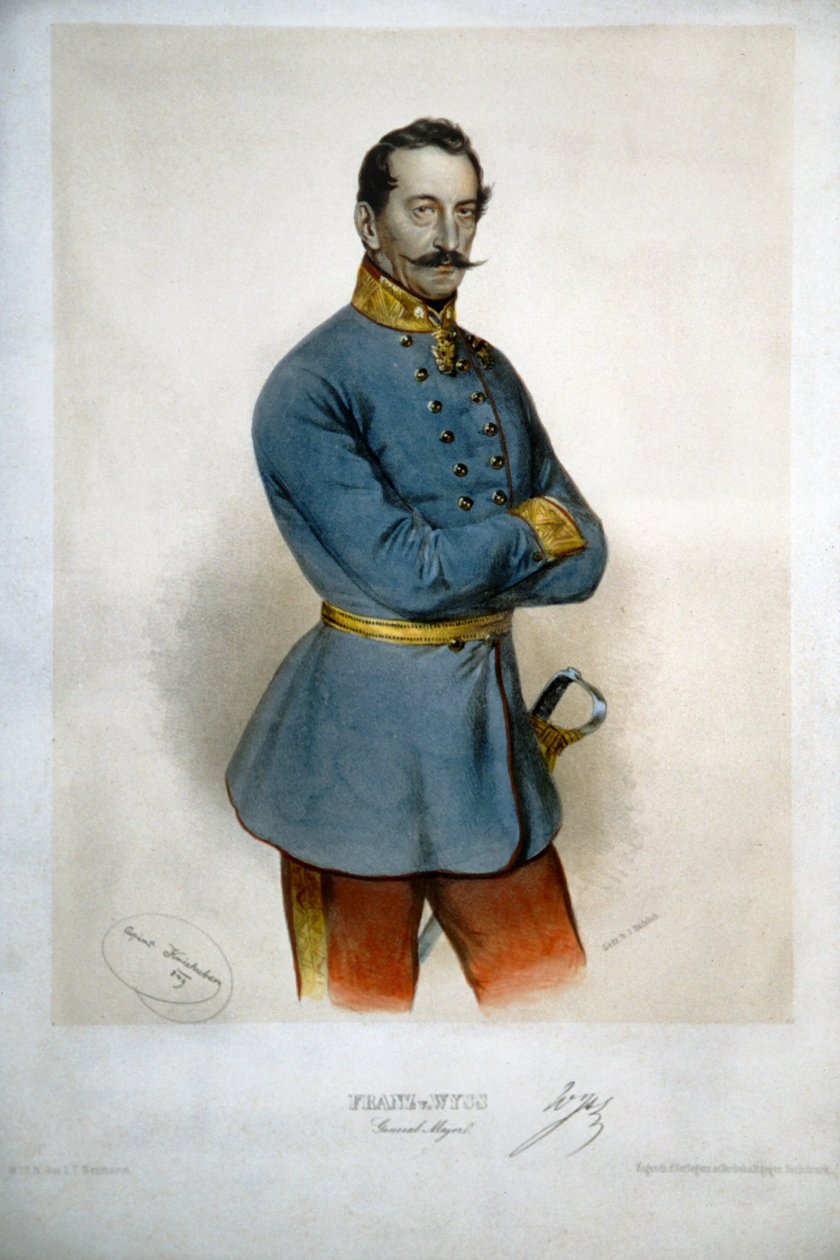 Franz von Wyss Litho - Josef Kriehuber
