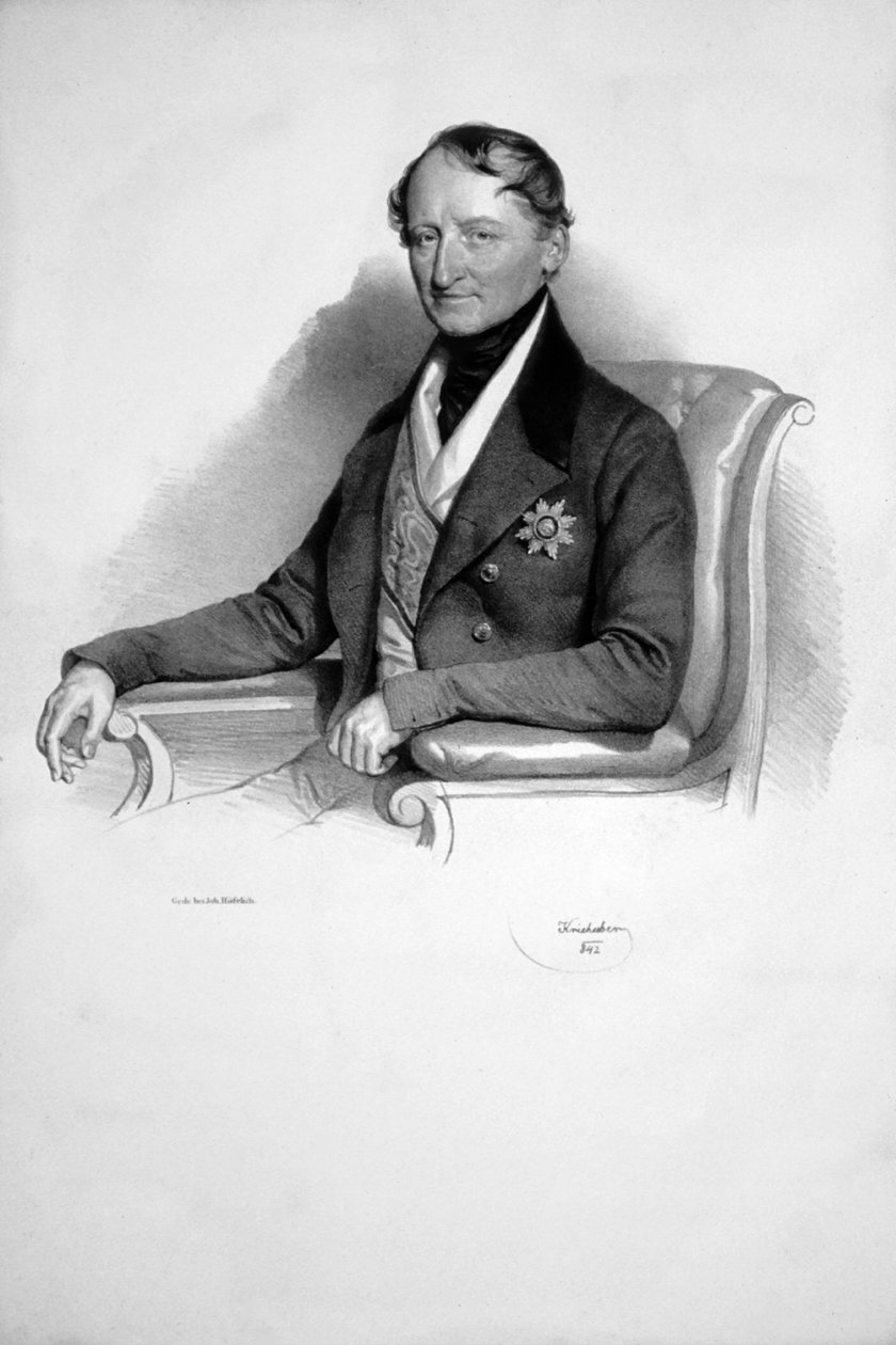 Comte Friedrich Wilczek Litho - Josef Kriehuber