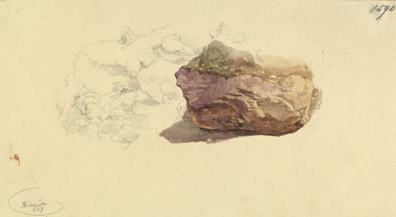 Étude de roches - Josef Kriehuber