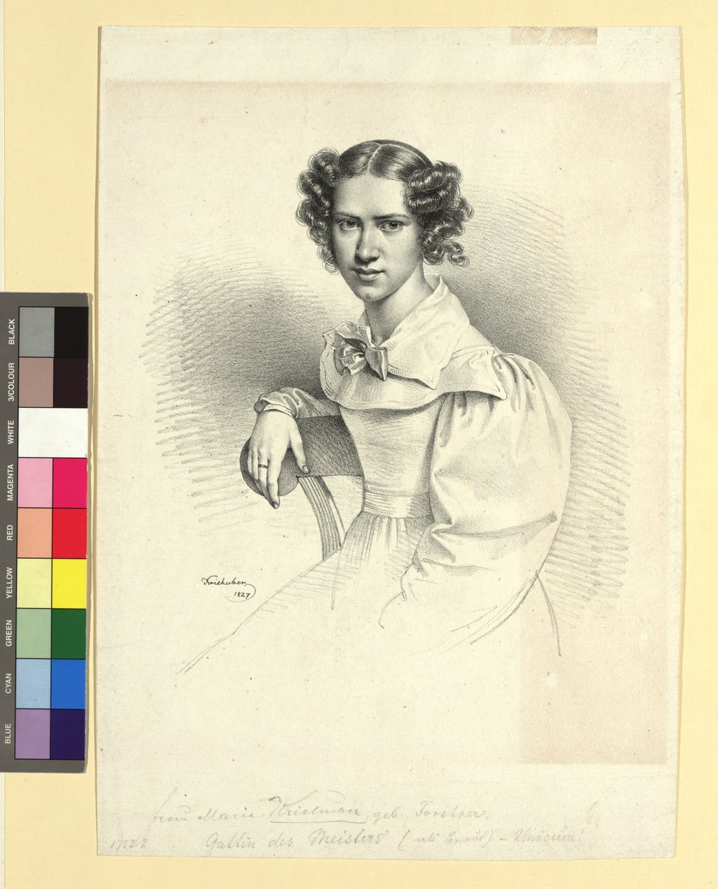 Maria Anna Kriehuber, née Forstner (ou Eigner) - Josef Kriehuber