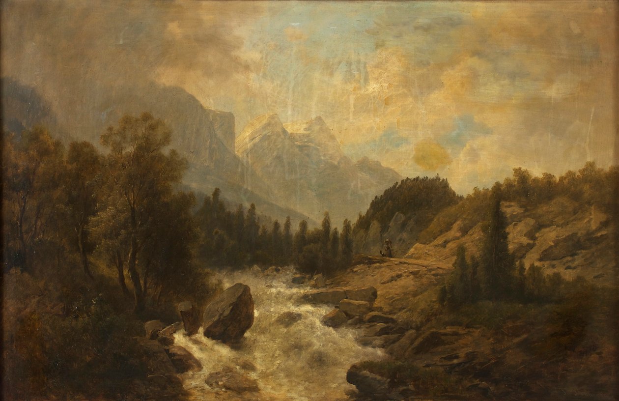 Paysage forestier - Josef Kriehuber