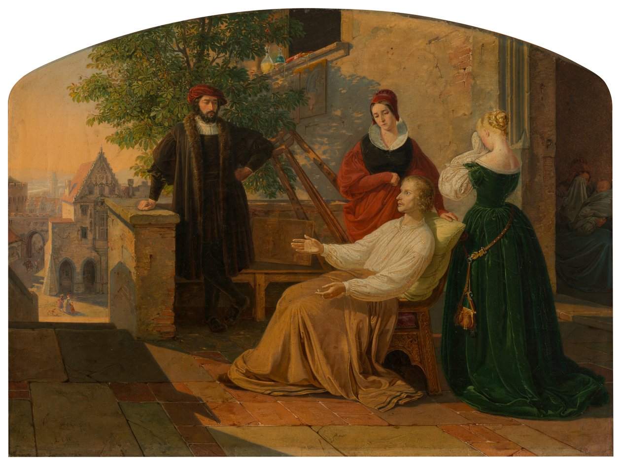 Les Derniers Moments de Lucas van Leyden - Josef Mánes