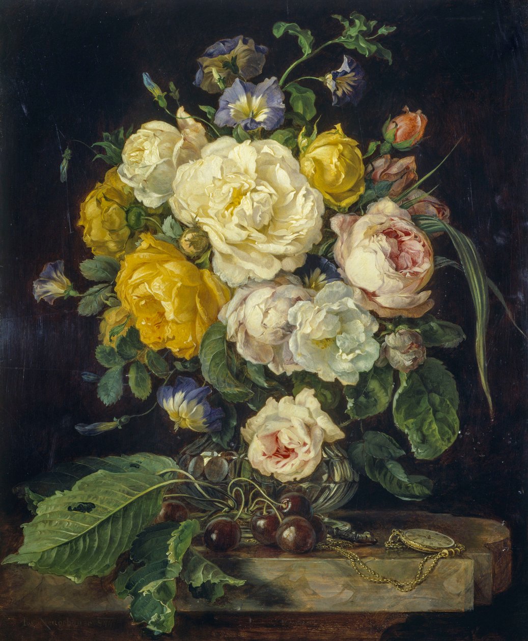 Nature morte avec des fleurs - Josef Neugebauer