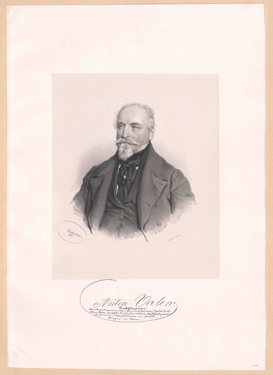 Anton Valero (gravure) - Josef Nikolaus Kriehuber