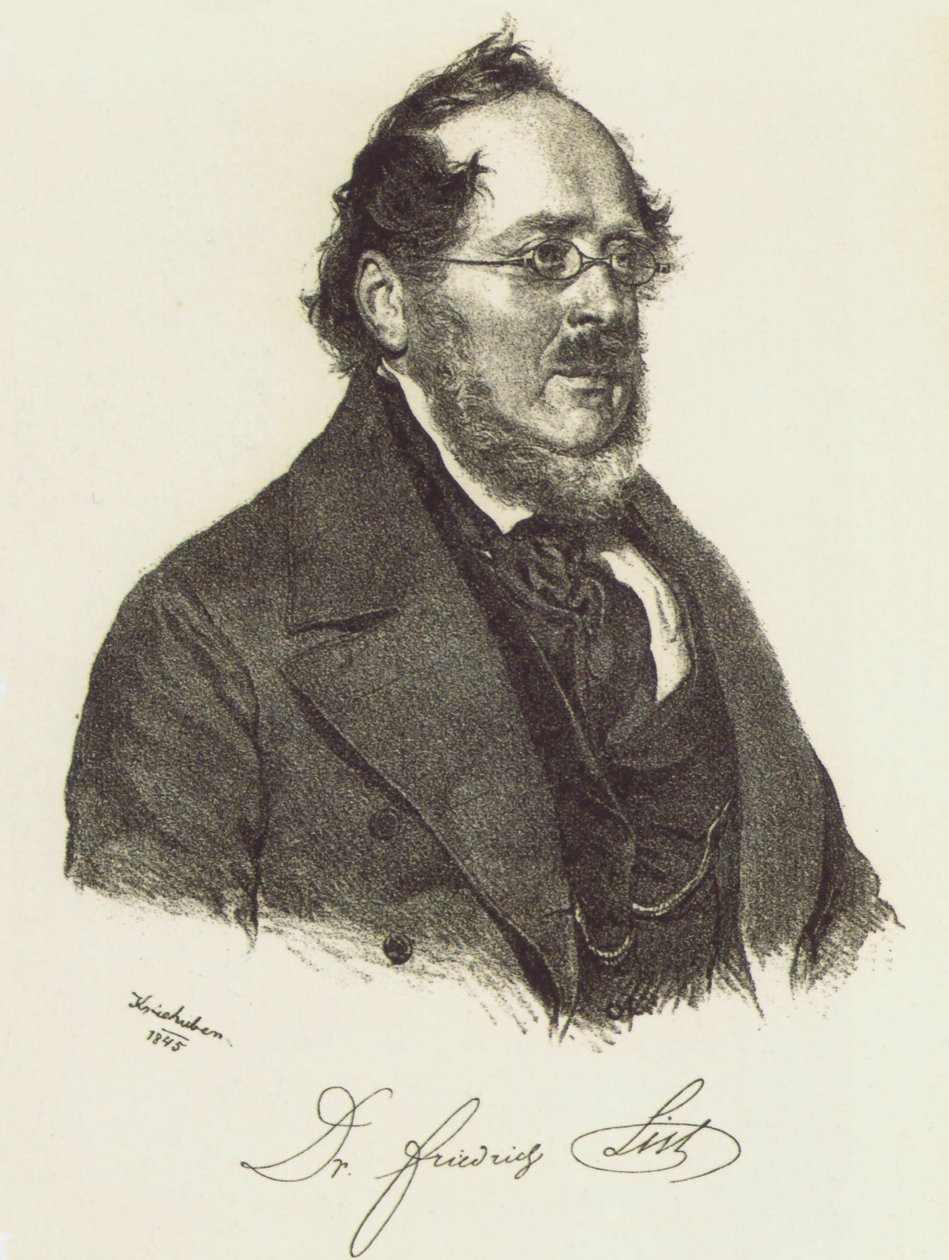 Friedrich List 1789-1846 - Josef Nikolaus Kriehuber