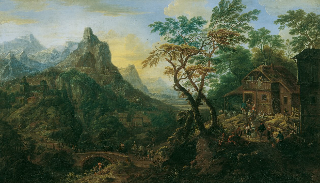 Paysage de montagne - Josef Orient