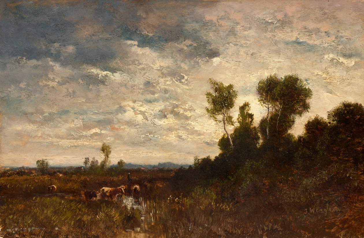 Paysage de lande - Josef Wenglein