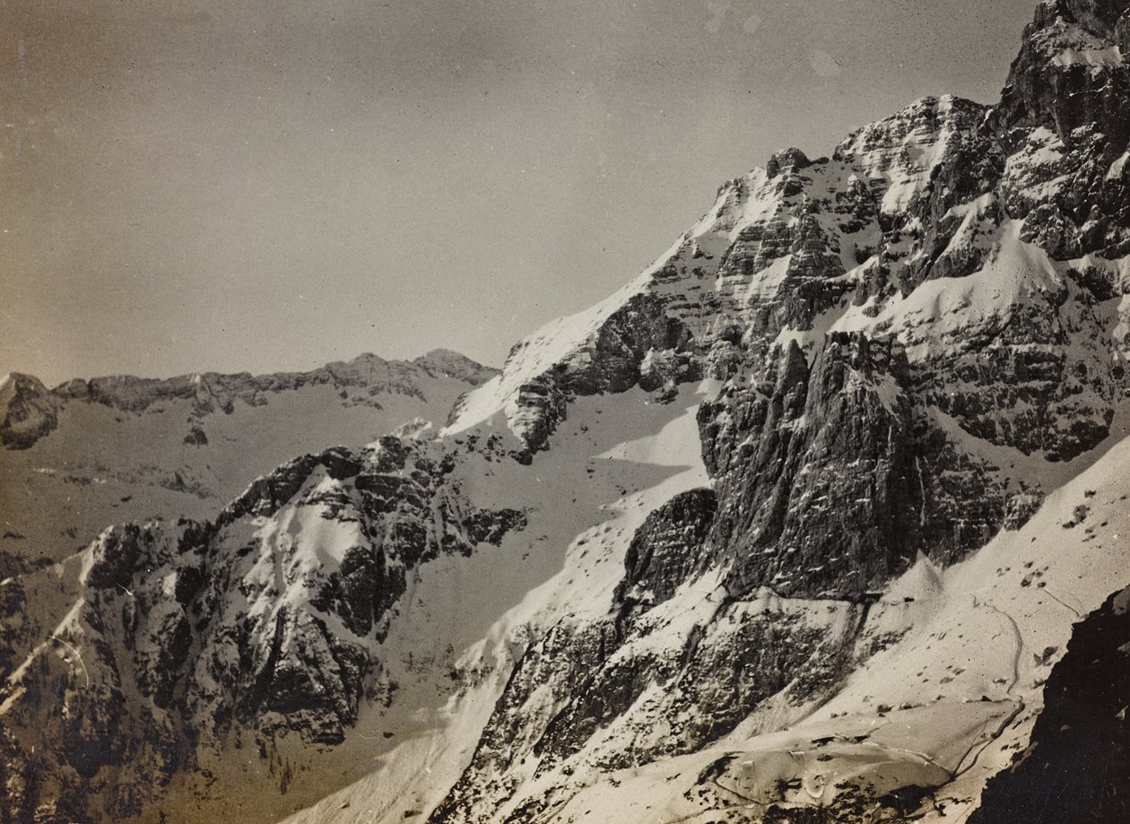 Album "Meine weltkriegs - Erinnerungen Front Sud-Ouest (Carinthie, Italie, Tyrol du Sud) 31/03/1915-12/11/1918 - Josef Zohles Wien": les Alpes - Josef Zohles