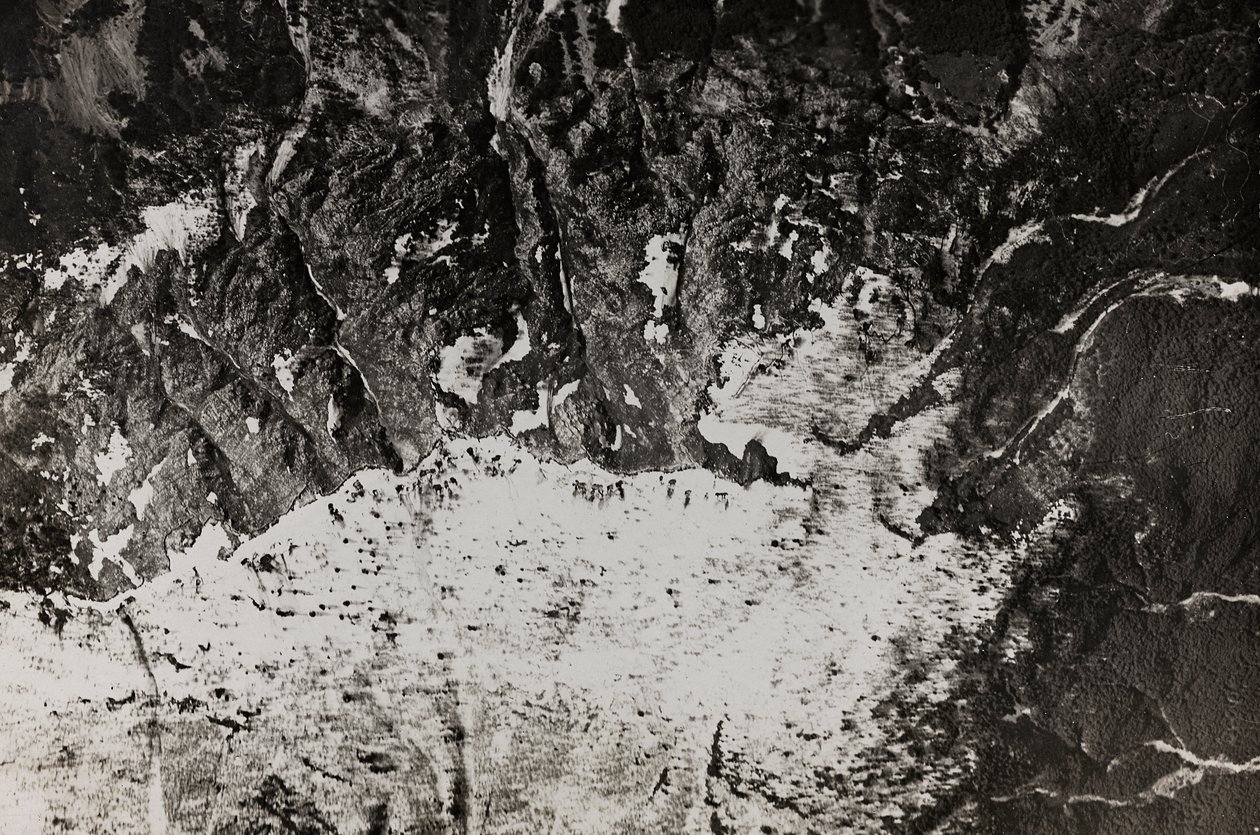 Album "Meine weltkriegs - Erinnerungen South-West Front (Carinthie, Italie, Tyrol du Sud) 31/03/1915-12/11/1918 - Josef Zohles Wien": vue aérienne de la zone de guerre - Josef Zohles
