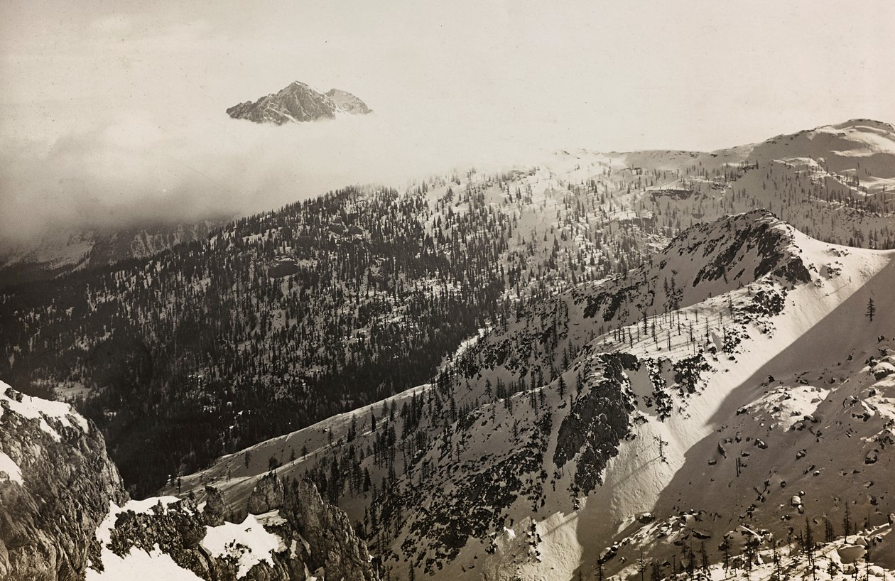 Album "Meine weltkriegs - Erinnerungen South-West Front (Carinthie, Italie, Tyrol du Sud) 31/03/1915-12/11/1918 - Josef Zohles Wien" : vue des Alpes - Josef Zohles