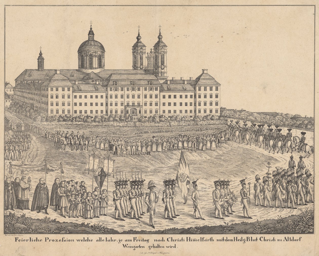 Procession du Saint-Sang à Altdorf-Weingarten - Joseph Bayer