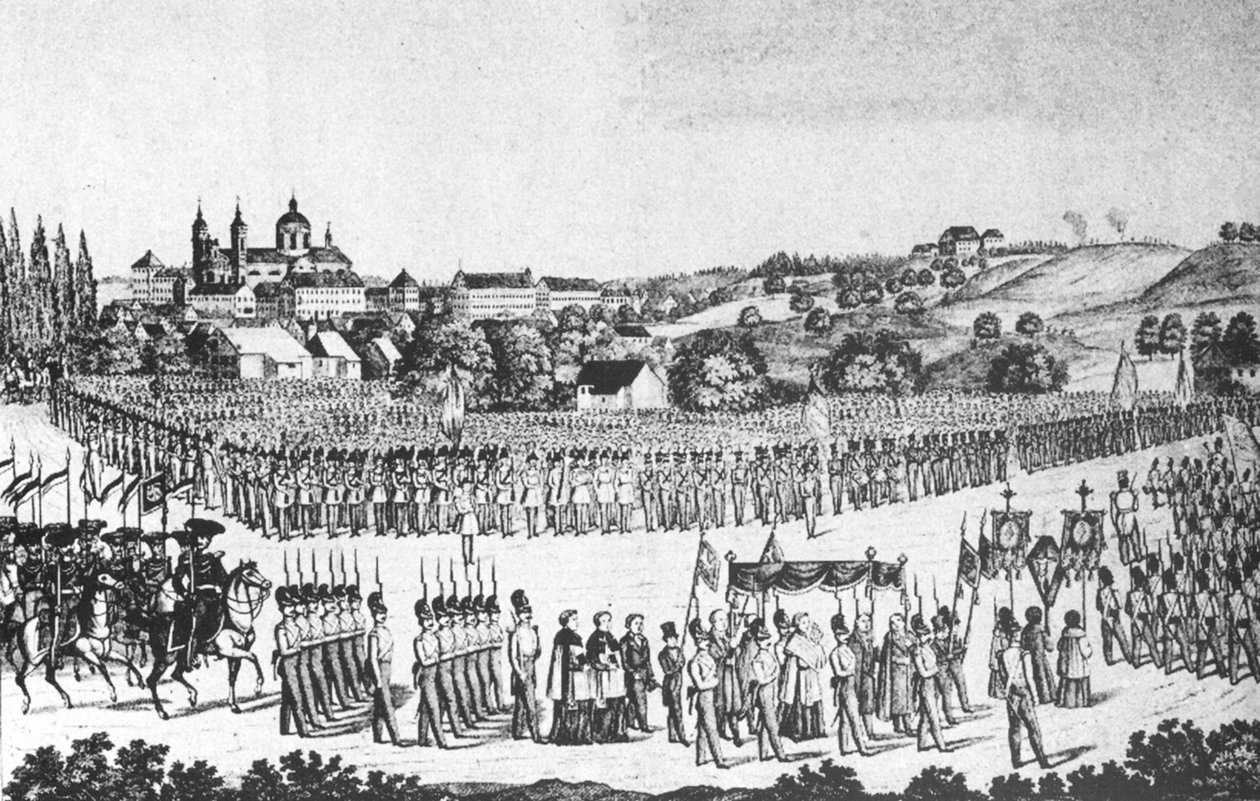 Procession du Saint-Sang à Altdorf-Weingarten, 22 mai 1846 - Joseph Bayer
