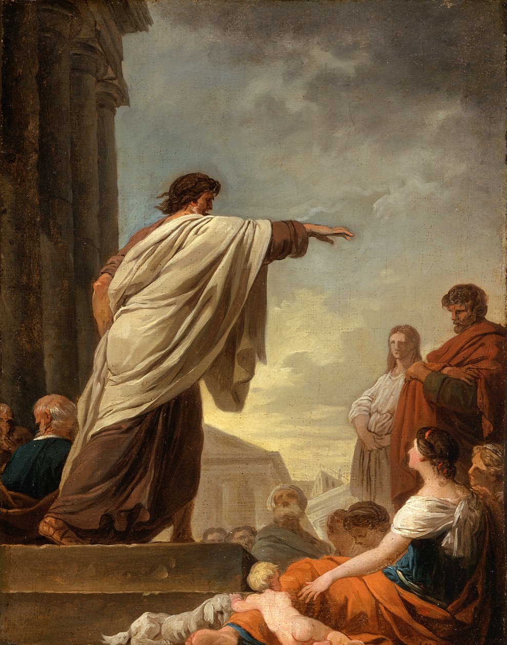 La prédication de Saint Paul, vers 1779 - Joseph Benoît Suvée