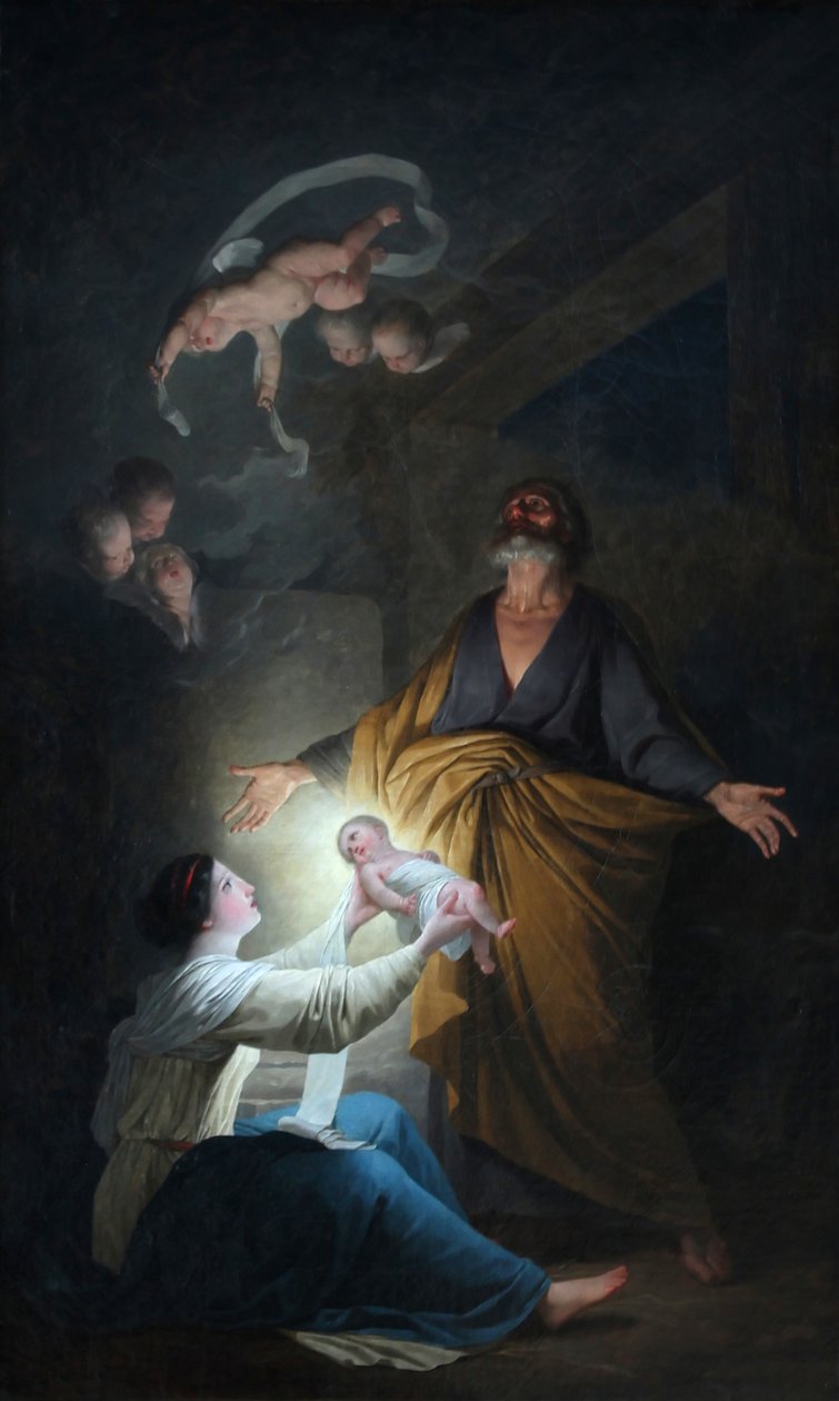 La Sainte Famille ou la Nativité - Joseph Benoît Suvée