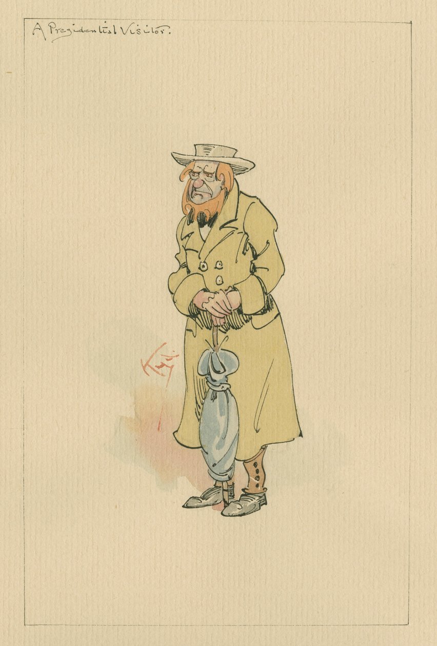 Un visiteur présidentiel, vers les années 1920 - Joseph Clayton Clarke