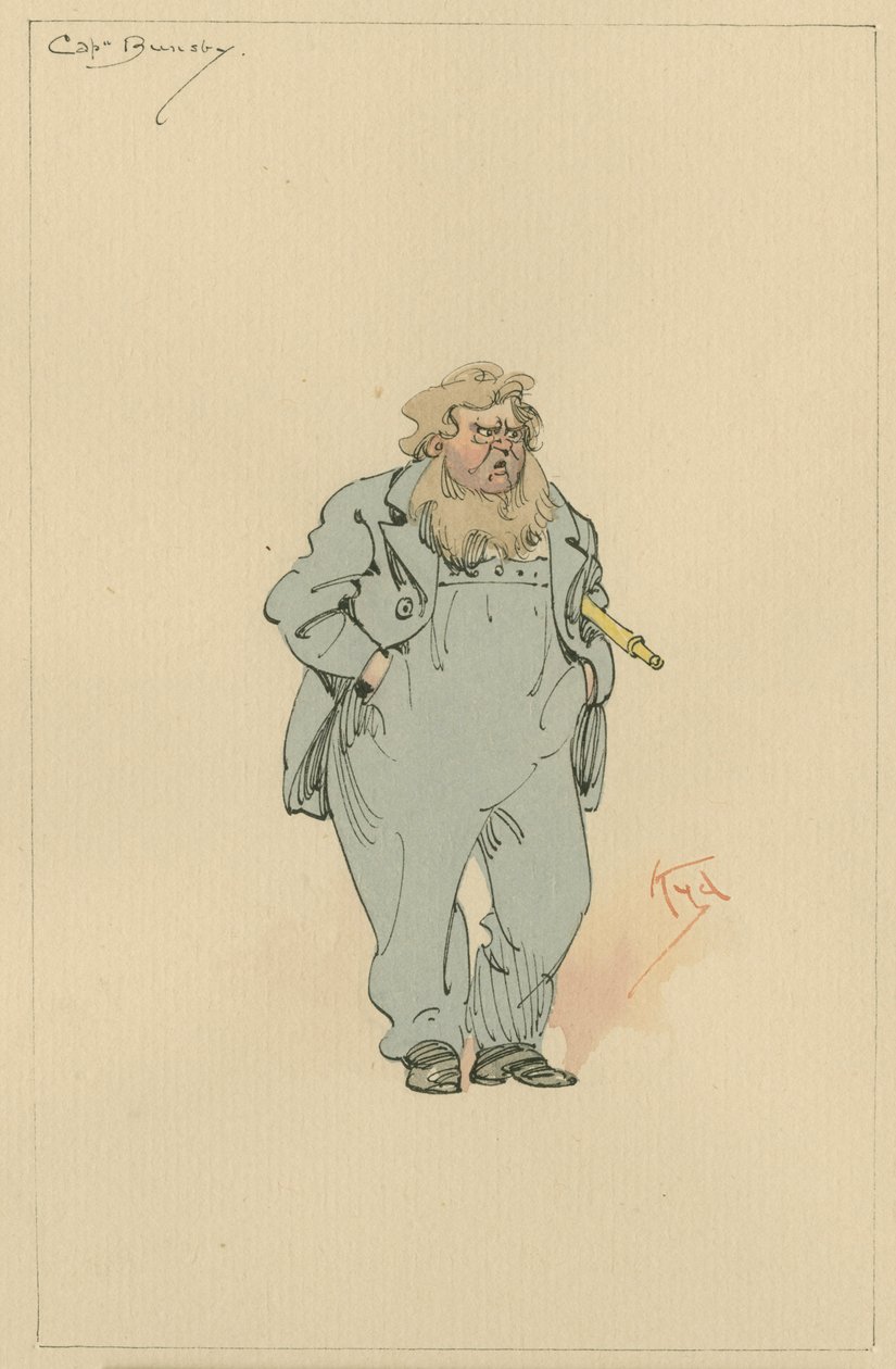 Capitaine Jack Bunsby, c.1920s - Joseph Clayton Clarke