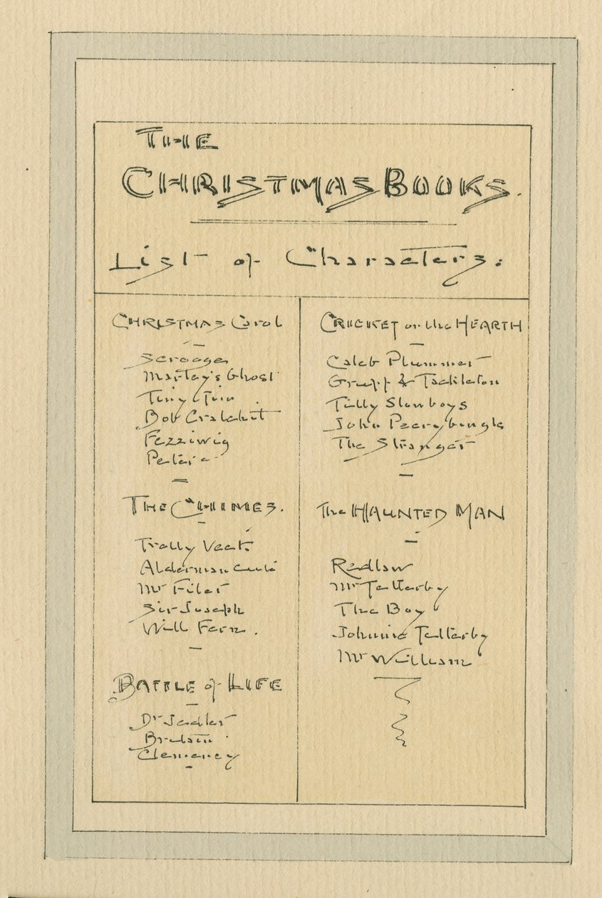 Liste des personnages, vers les années 1920 - Joseph Clayton Clarke