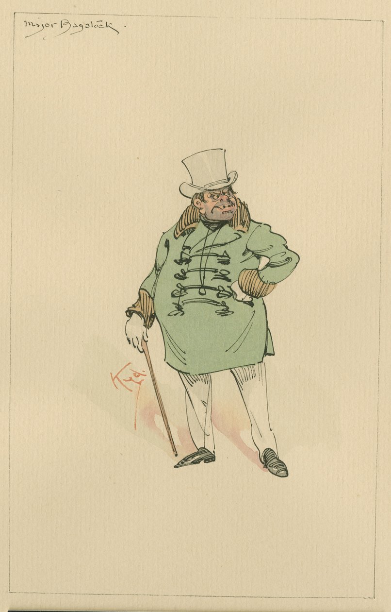 Major Bagstock, vers les années 1920 - Joseph Clayton Clarke