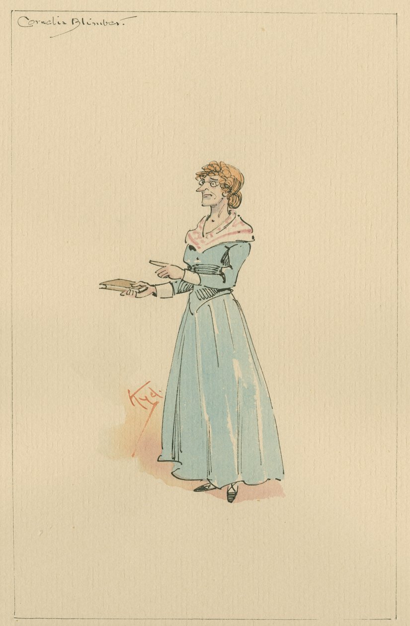 Miss Cornelia Blimber, c.1920s - Joseph Clayton Clarke