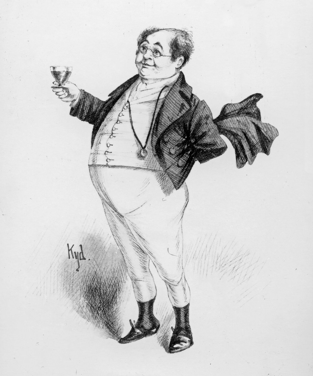 M. Pickwick, un personnage des 'Papiers posthumes du Pickwick Club' de ...