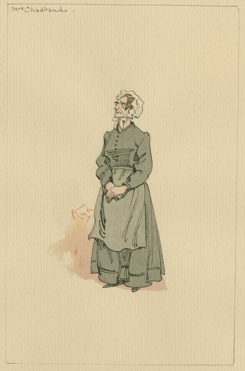 Mme Chadband, vers 1920 - Joseph Clayton Clarke